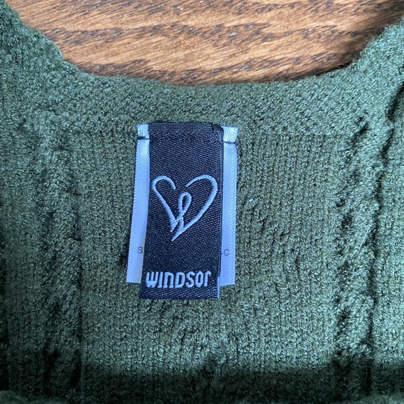 Windsor Store knitted green tank - Picture 2 of 3